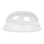 231.41-COPERCHI A CUPOLA A SENZA FORO PER 224.02   Ø 9,5x4,4 CM TRASPARENTE PLA (50 u.)