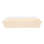 254.91-COMBO BARCHETTE + COPPERCHIO PET 'WOOD'  21,5x14,5x4 CM NATURALE LEGNO (50 u.)