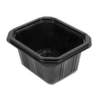 262.63-RECIPIENTI 500 ML 13,9x11,8x7 CM NERO PP (50 u.)