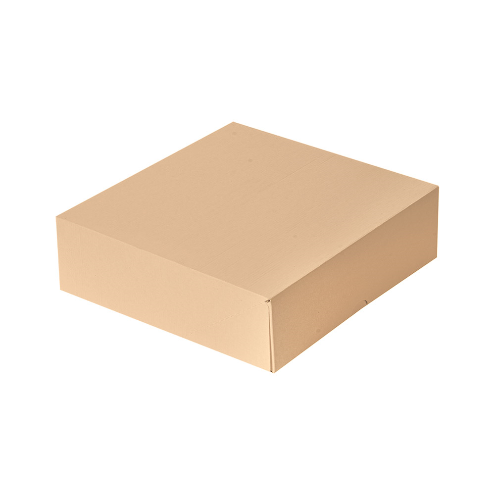 253.50-SCATOLE PER PASTICCERIA SENZA FINESTRA 'THEPACK'  23x23x7,5 CM NATURALE CARTONE A MICROCANALI (50 u.)