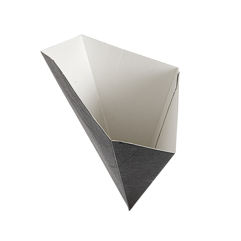 252.22-CONI PER FRITTI 'THEPACK' 100 G 12,8x21,7 CM NERO CARTONE NANO-MICRO (200 u.)