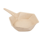 265.98-CONTENITORI ESAGONALE 'BIONIC'  5,5x1,5 CM NATURALE BAGASSA (100 u.)