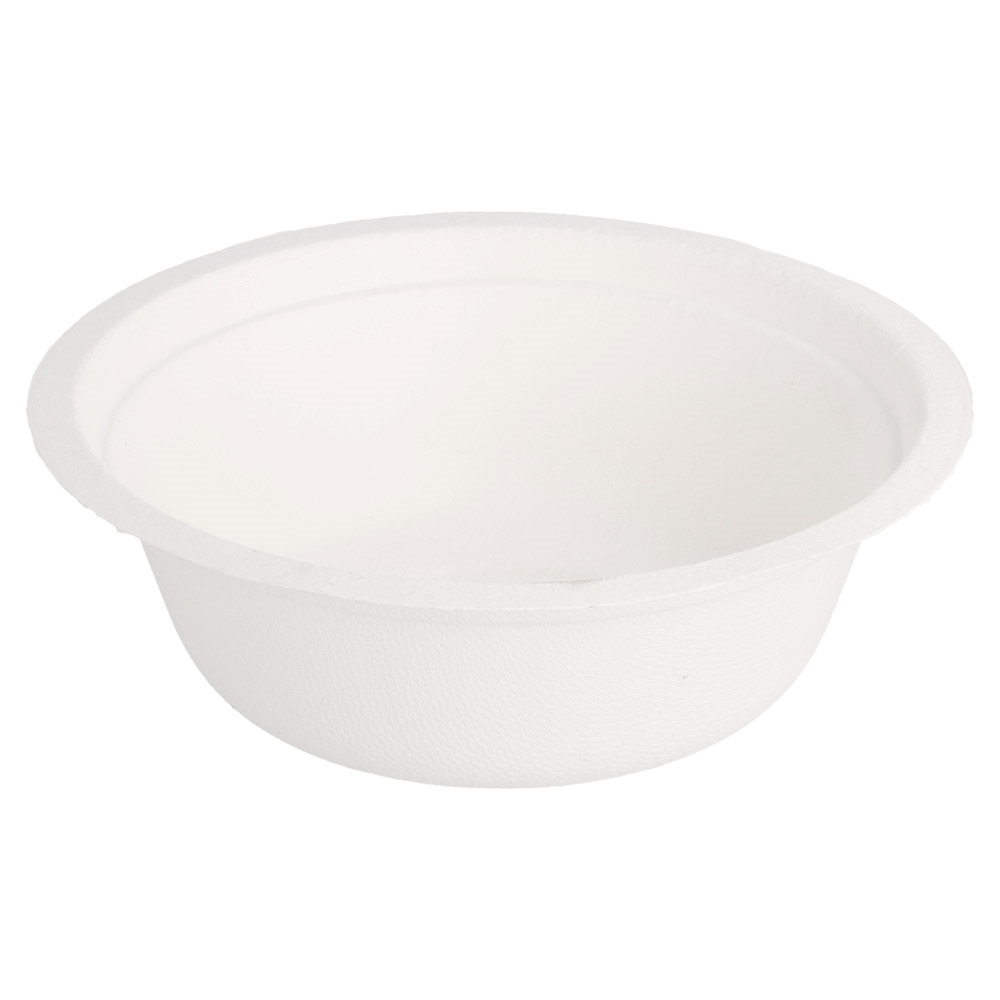 215.84-INSALATIERE 'BIONIC' 350 ML Ø 13,5x4,6 CM BIANCO BAGASSA (50 u.)