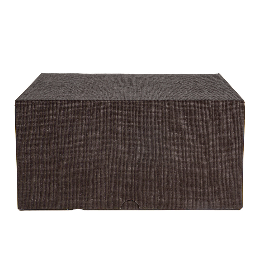 269.55-SCATOLE PER PASTICCERIA SENZA FINESTRA 'THEPACK'  24x24x12 CM CIOCCOLATO CARTONE NANO-MICRO (50 u.)