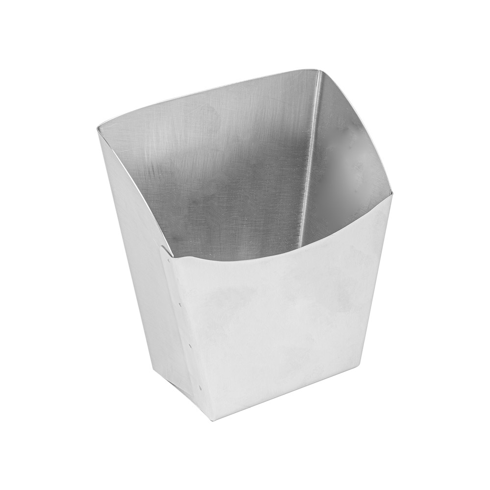 250.24-SCATOLINE PER FRITTI L 'ARTINOX'  12x6,6x14,2 CM ARGENTO ACCIAIO INOX