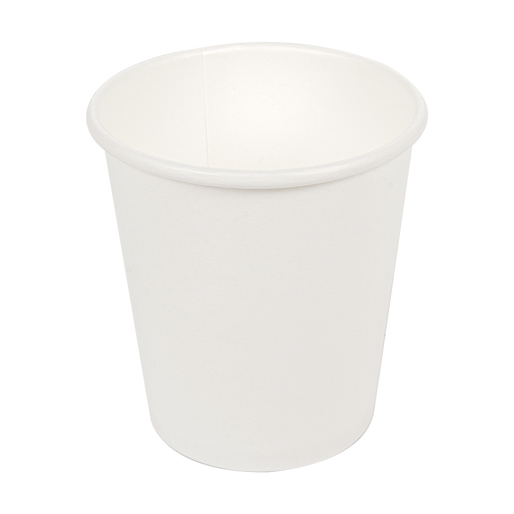 254.46-TERRINA PICCOLA 120 ML (4 oz) 210 + 18 PE G/M2 Ø6/4,5x6,5 CM BIANCO CARTONE (50 u.)