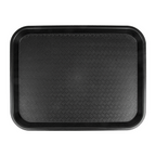 257.60-VASSOIO FAST FOOD   27,5x35,5x2 CM NERO PP