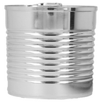 213.65-CONTENITORI APERITIVO BARATTOLO CONSERVA  220 ML Ø7,4x7,2 CM ARGENTO PS (20 u.)