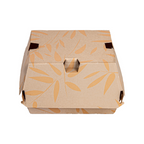 274.15-SCATOLE HAMBURGER 'THEPACK-FEEL GREEN'  14,7x14x7 CM NATURALE CARTONE NANO-MICRO (50 u.)