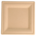 212.68-PIATTI QUADRATI 'BIONIC'  16x16x1 CM NATURALE BAGASSA (50 u.)