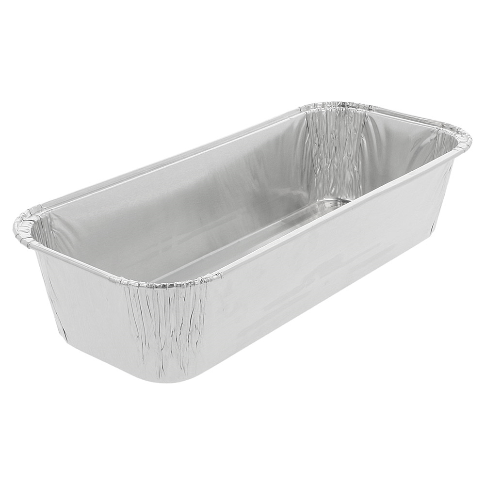 135.55-VASCHETTA PLUM CAKE  865 ML 23,8x10,1x5 CM ALLUMINIO (100 u.)