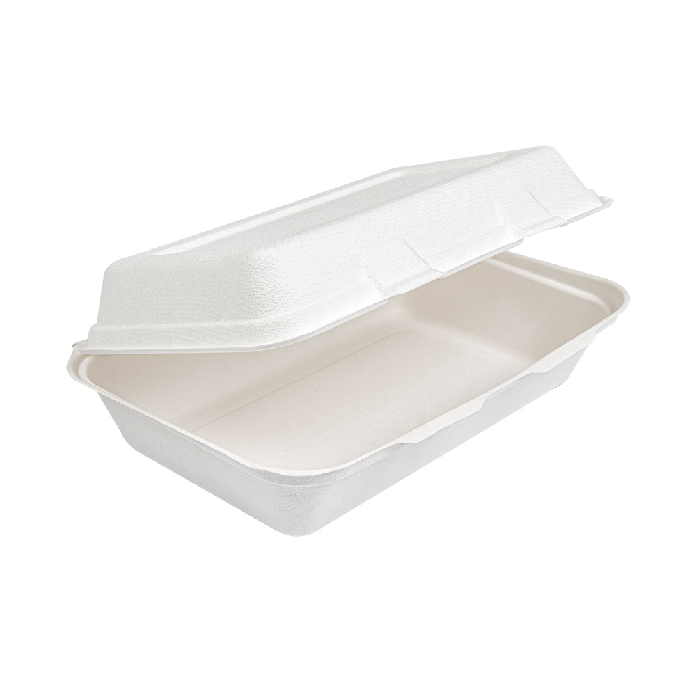 231.24-CONTENITORI "L" BIONIC 1 L 16x24x7,5 CM BIANCO BAGASSA (50 u.)