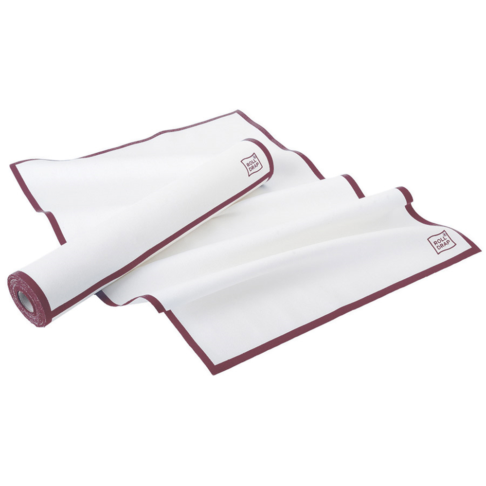 182.39-10 U. ASCIUGAPIATTI ROLL-DRAP  40x64 CM ROSSO COTONE