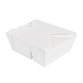 258.51-SCATOLE AMERICANE 2 SCOMPARTI THEPACK 900+450ML 15,2x12,1x6,5CM BIANCO CARTONE NANO-MICRO + PP (50 u.)