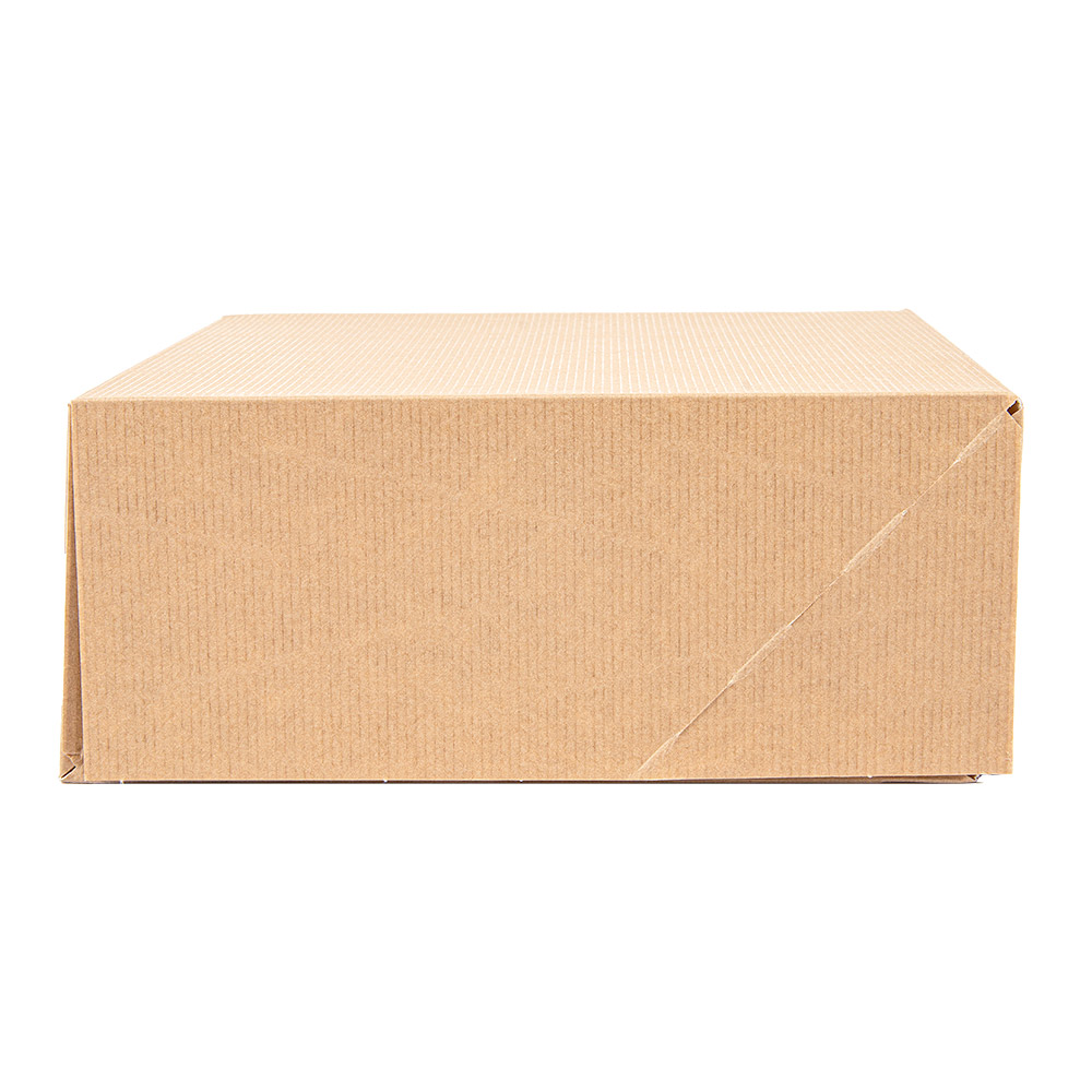 253.49-SCATOLE PER PASTICCERIA SENZA FINESTRA 'THEPACK'  18x18x7,5 CM NATURALE CARTONE NANO-MICRO (50 u.)