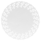 301.15-PIZZI ROTONDI  53 G/M2 Ø 27 CM BIANCO CARTA (250 u.)