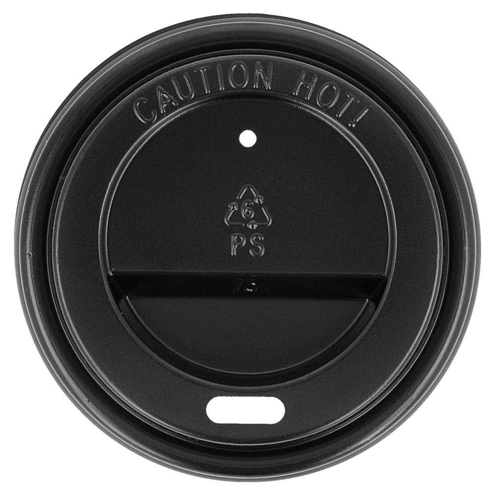 205.06-COPERCHIO ALTO PER BICCHIERI 180 ML   NERO PS (100 u.)
