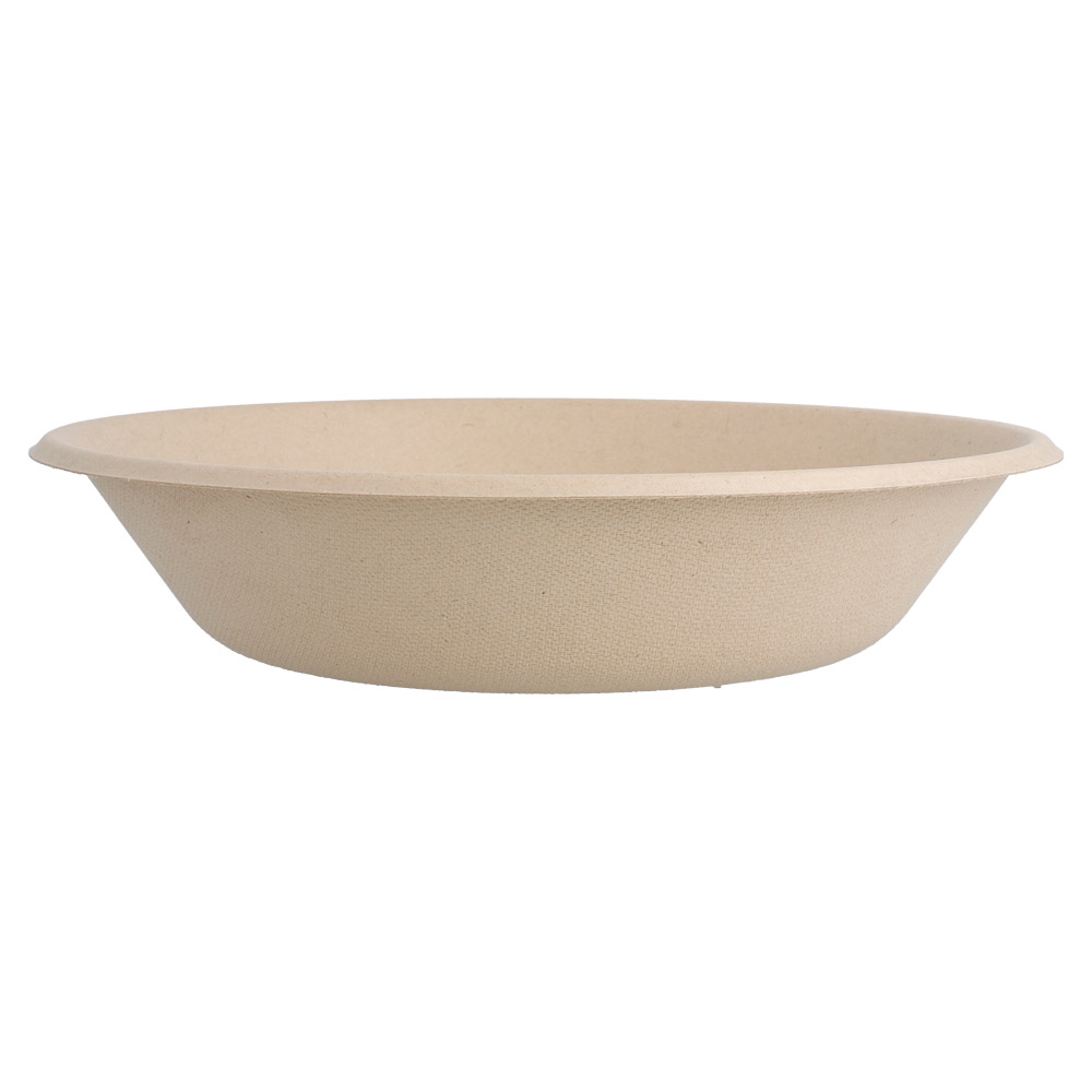 212.76-PIATTI FONDI 'BIONIC' 680 ML Ø 19x4 CM NATURALE BAGASSA (50 u.)