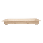 212.95-SCATOLE SUSHI 'BIONIC'  18,5x13x1,5 CM NATURALE BAGASSA (50 u.)