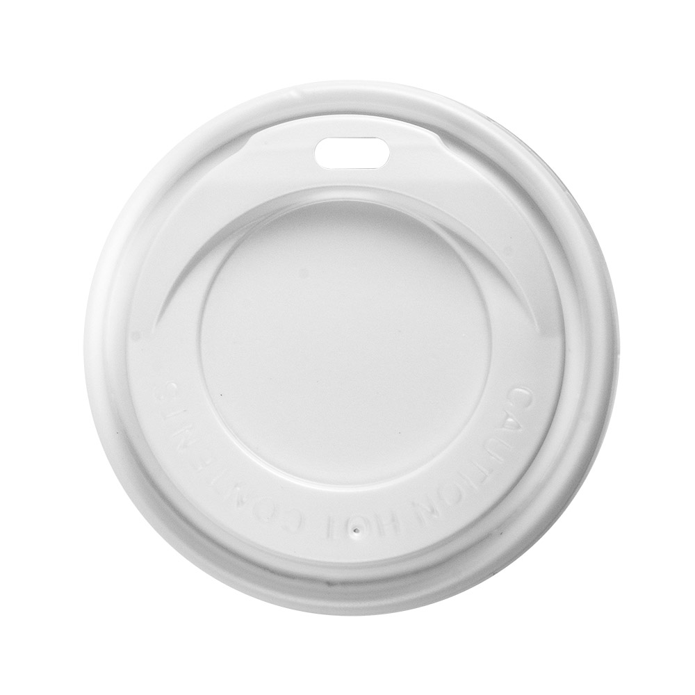 222.03-COPERCHIO ALTO PER BICCHIERI 240 ML.   BIANCO PS (100 u.)