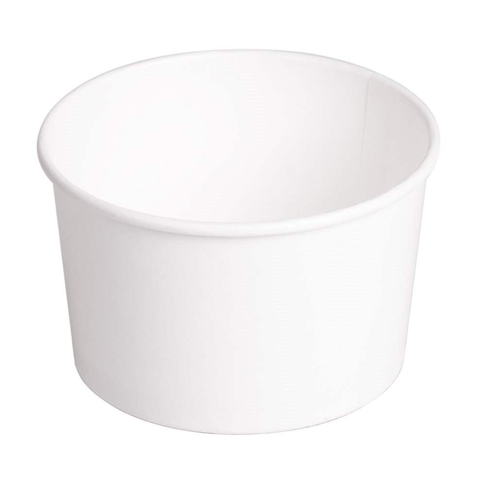 240.09-INSALATIERI 480 ML 300 + 18 PE G/M2 Ø11,1/9,5x7 CM BIANCO CARTONE (50 u.)