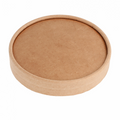 233.36-COPERCHIO TERRINA GELATI 300 ML 280 + 18 PE G/M2 Ø10 CM MARRONE CARTONE (50 u.)