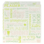 229.36-CARTA ANTIGRASSO APERTO 2 LATI FAST FOOD PAROLE 35 G/M2 16x16,5 CM BIANCO PERGAMANA ANTIGRASSI (500 u.)