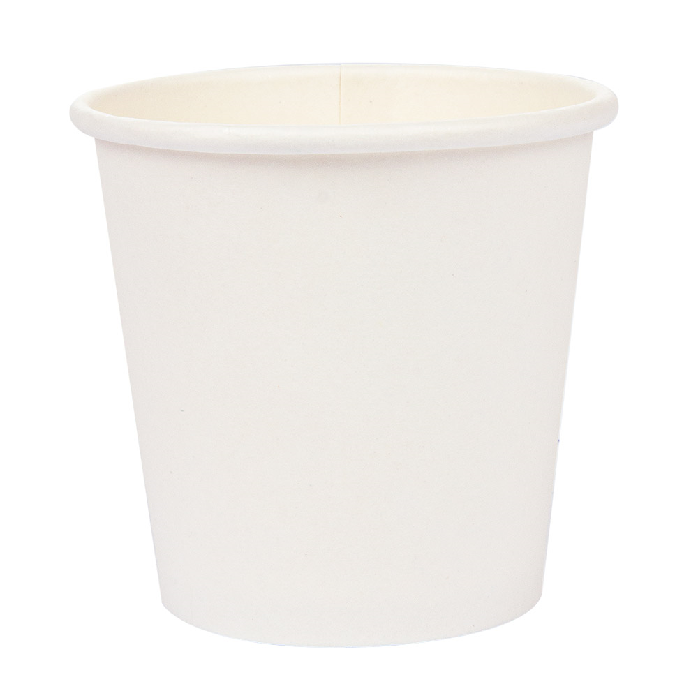 254.60-BICCHIERI BEVANDE CALDE 1 STRATO 'ESPRESSO' 55 ML 230 + 18 PE G/M2 Ø5/3,5x4,9 CM BIANCO CARTONE (50 u.)