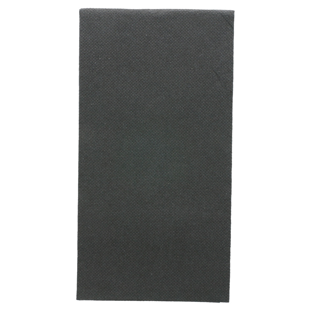 230.86-TOVAGLIOLI ECOLABEL P. 1/8 'DOUBLE POINT' 18 G/M2 40x40 CM NERO TISSUE (50 u.)