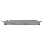 267.96-RECIPIENTI PER "SUSHI" 376 ML 21,5x13,5x2 CM ARGENTO RPET (156 u.)
