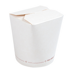 255.24-RICIPIENTI MULTIUSO 'FEEL GREEN' COMPOSTABLE 480 ML 325 G/M2 Ø8x9 CM BIANCO CARTONE (50 u.)