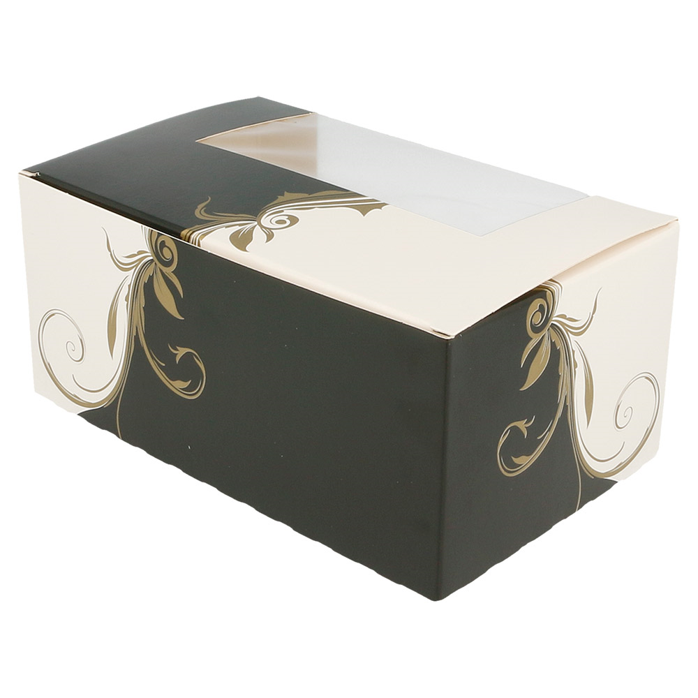 204.75-SCATOLE PER PASTICCERIA CON FINESTRA 'THEPACK' CLASSIC  18x11x8 CM BIANCO CARTONE NANO-MICRO (50 u.)
