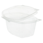 169.33-CONTENITORE CON COPERCHIO 1 L 17,7x12,5x8,5 CM TRASPARENTE RPET (100 u.)
