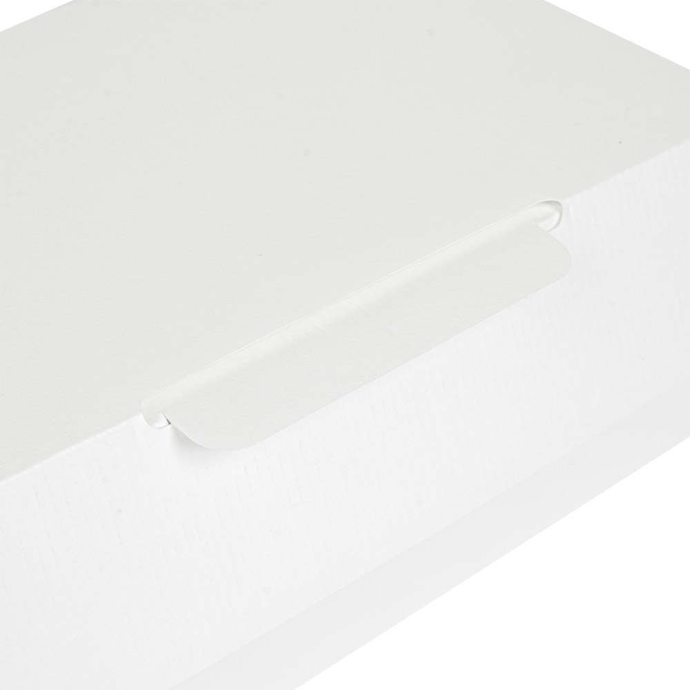 235.04-SCATOLE "LUNCH BOX" THEPACK  19,5x11,5x6,5 CM BIANCO CARTONE NANO-MICRO (50 u.)