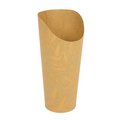 281.45-BICCHIERE PER FRITTI APERTO 'FEEL GREEN' 22 OZ - 660 ML 250 + 20PE G/M2 Ø8,5x18 CM MARRONE CARTONE (50 u.)