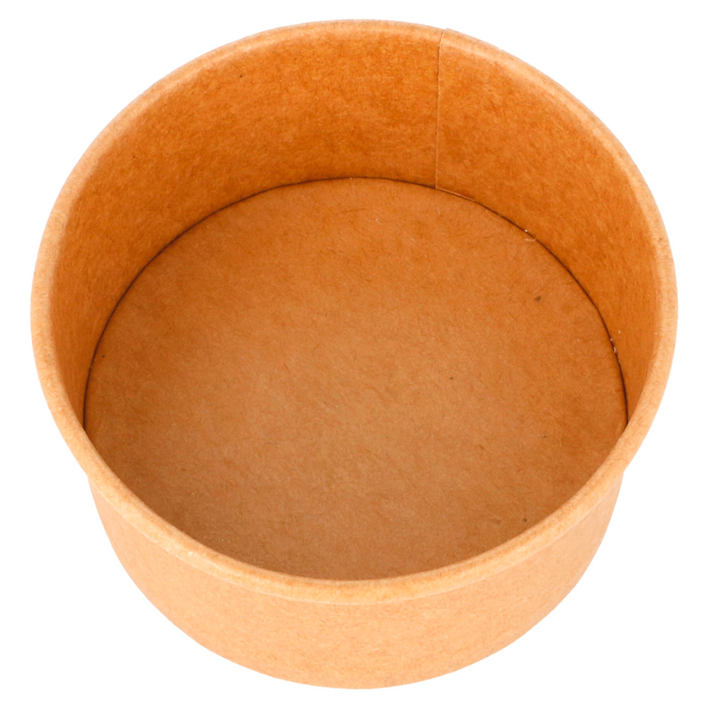 222.88-COPPETTA GELATI  90 ML 210 + 18 PE G/M2 Ø7,2x4 CM MARRONE CARTONE (50 u.)