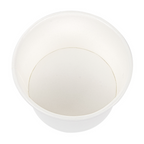 254.43-TERRINA PICCOLA 70 ML (2,3 oz) 210 + 18 PE G/M2 Ø6/5x4 CM BIANCO CARTONE (50 u.)