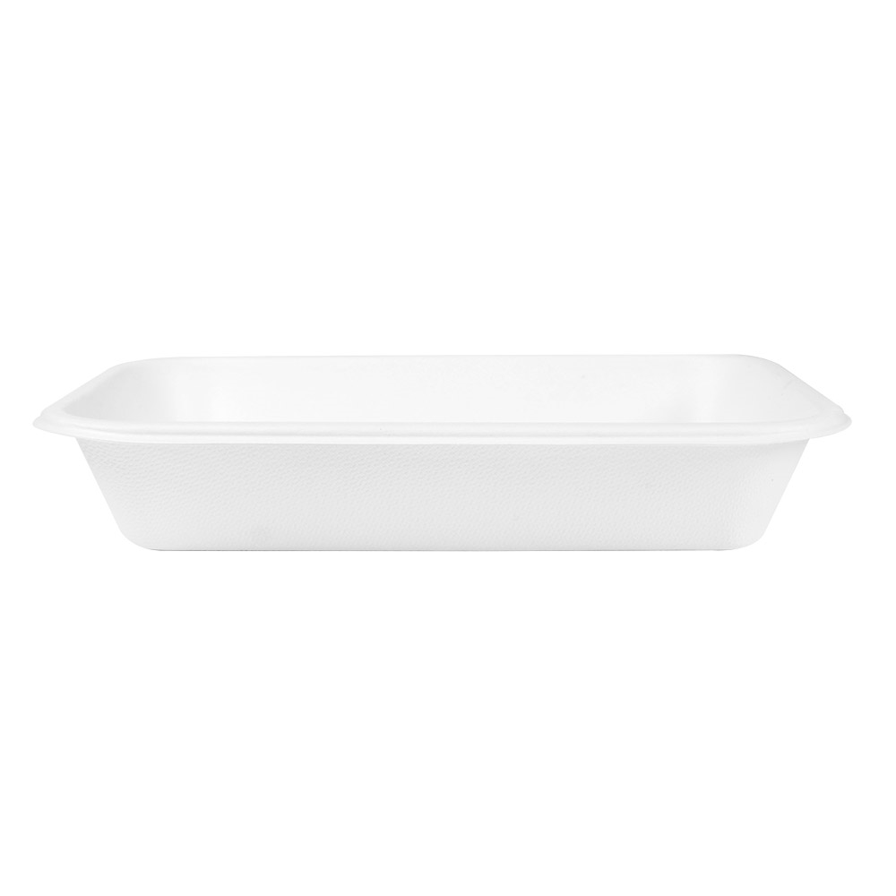 221.38-VASSOI 'BIONIC' 710 ML 21,5x14x3,7 CM BIANCO BAGASSA (50 u.)