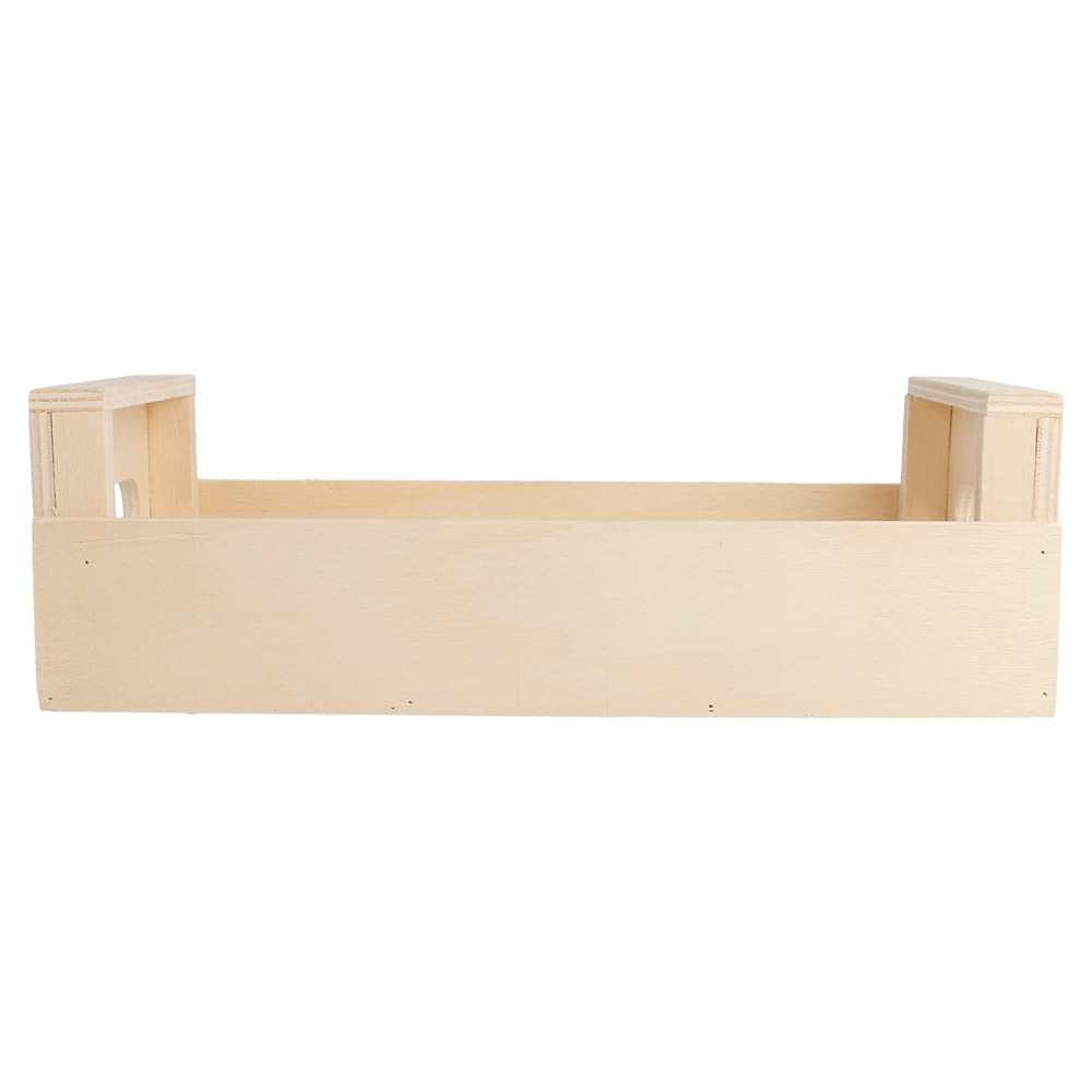 207.01-MINI CASSETTINA MULTIUSO 'WOOD'  20,5x12,5x6,5 CM NATURALE LEGNO