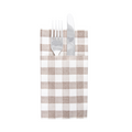 228.58-TOVAGLIOLI CANGURO 'LIKE LINEN' VICHY 70 G/M2 40x40 CM TAUPE SPUNLACE (50 u.)