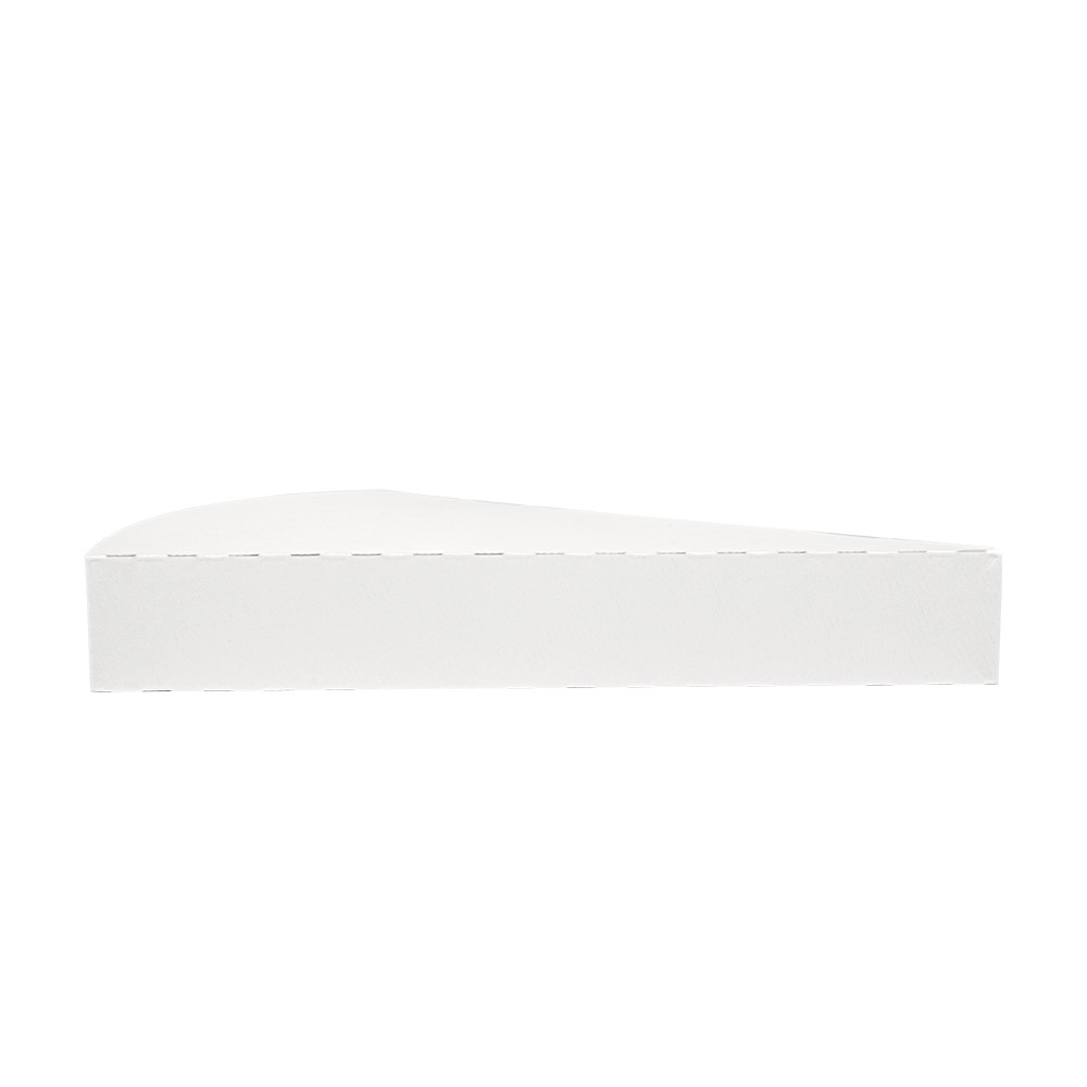 234.75-CONTENITORI TRIANGOLARE PIZZA 'THEPACK'  18x23x3 CM BIANCO CARTONE NANO-MICRO (100 u.)