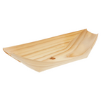 109.34-BARCHETTE IN FOGLIA DI PIOPPO 'WOOD'  22,5x11x3 CM NATURALE LEGNO (50 u.)