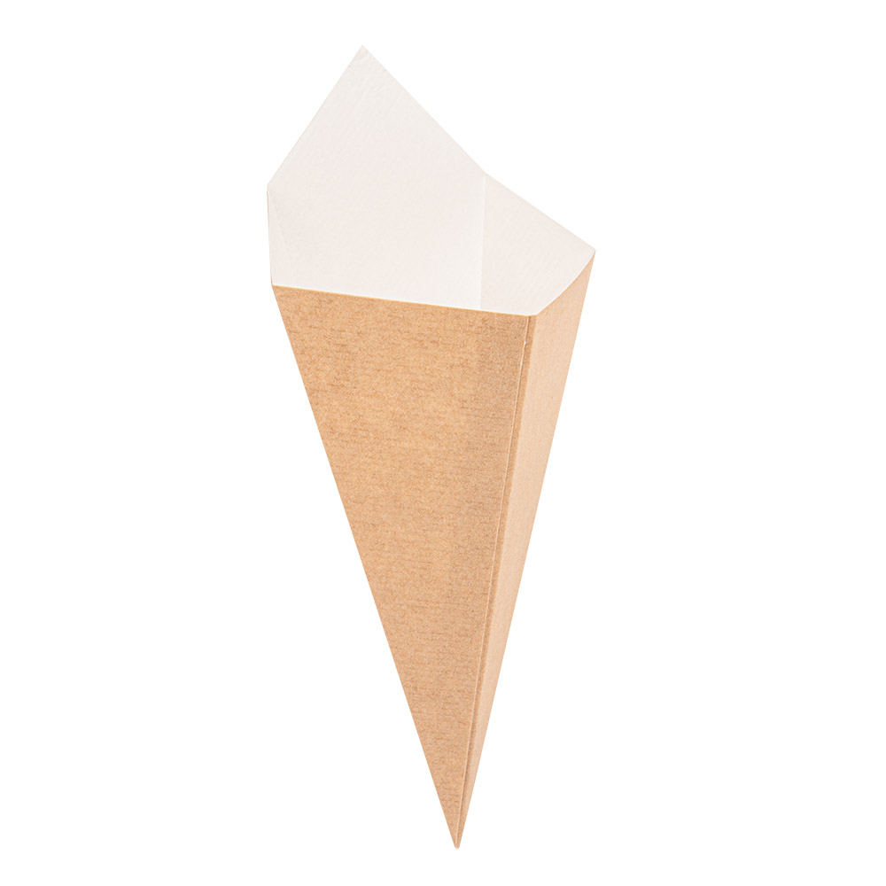234.44-CONI PER FRITTI 'THEPACK' 100 G 12,8x21,7 CM NATURALE CARTONE NANO-MICRO (200 u.)