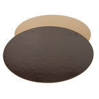 223.70-BASE PER TORTA DOPPIA FACCIA  1100 G/M2 Ø 28 CM CIOCCOLATO/PRALINA CARTONE (100 u.)