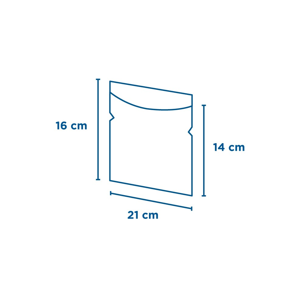 173.01-BUSTE CON FINESTRA DELI PACK 30 G/M2 + 13 PP 21x16/14 CM BIANCO KRAFT (500 u.)
