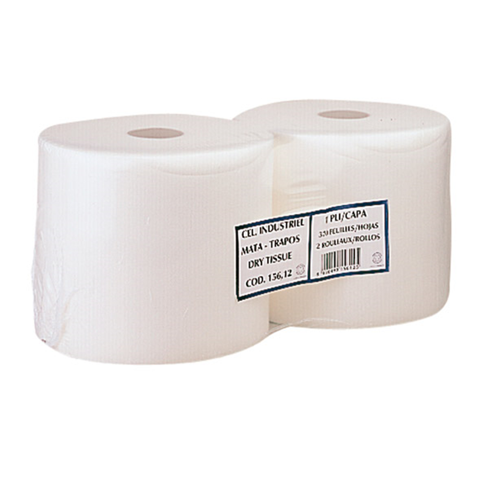 156.20-PANNO CARTA 1 VELO - 260 FOGLI  55 G/M2 Ø 27x24 CM BIANCO AIRLAID (2 u.)