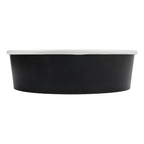 258.97-INSALATIERI 950 ML 255 + 18 PE G/M2 Ø 18,7/16,5x5,4 CM NERO CARTONE (50 u.)