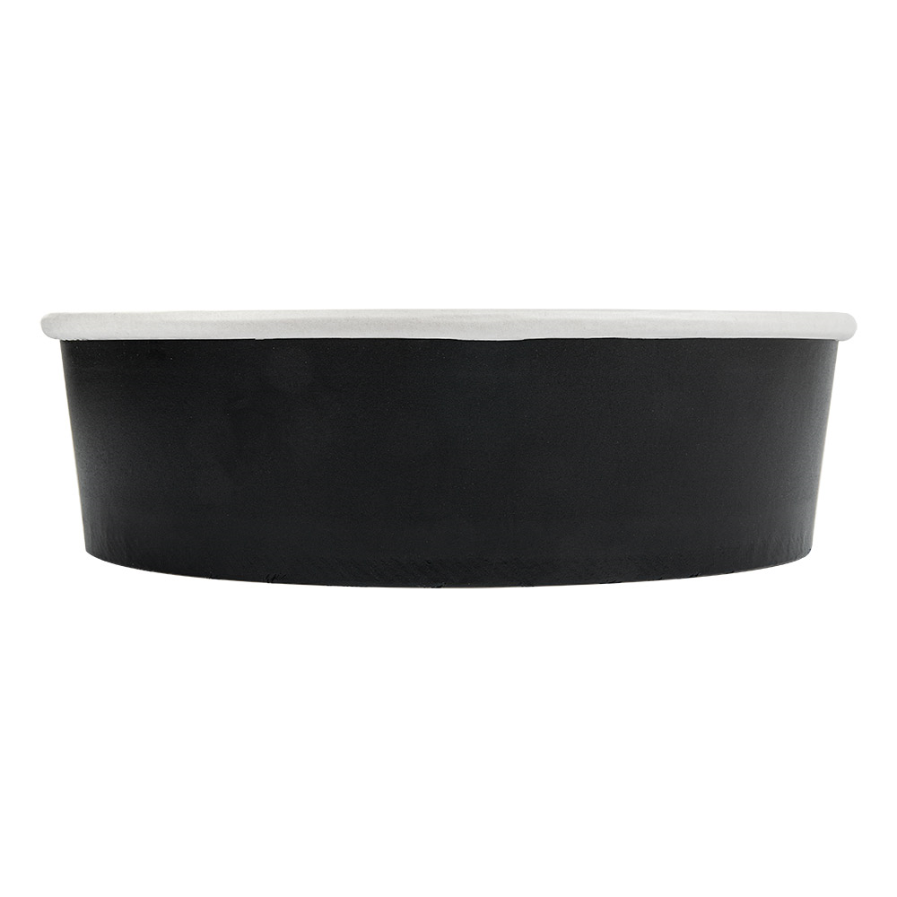 258.97-INSALATIERI 950 ML 255 + 18 PE G/M2 Ø 18,7/16,5x5,4 CM NERO CARTONE (50 u.)
