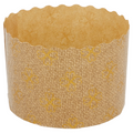 186.87-FORME PER COTTURA PANETTONE  135 G/M2 Ø 7x5 CM MARRONE CELLULOSA (2000 u.)