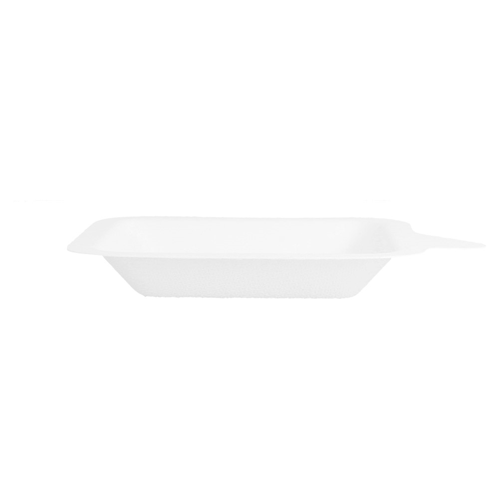 212.71-PIATTI QUADRATI 'BIONIC'  11x11x1,7 CM BIANCO BAGASSA (50 u.)